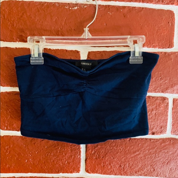 Navy Tube Top - Picture 1 of 3